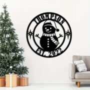 Custom Snowman Personalized Sign - Image 3