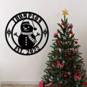 Custom Snowman Personalized Sign - Image 2