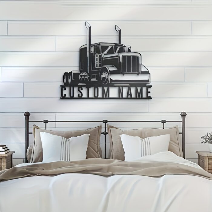Wheel Truck Metal Wall Art - Image 1