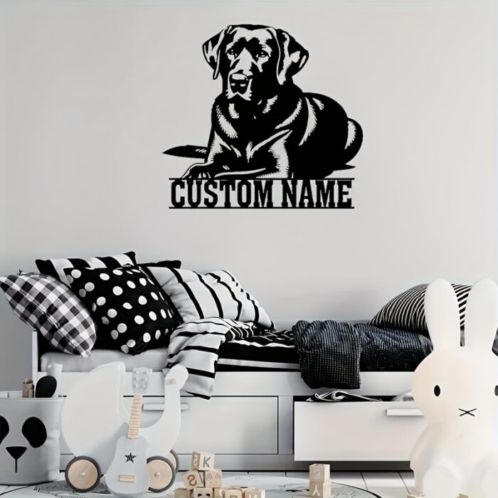 Custom Metal Labrador Retriever Wall Art - Personalized Dog Gift - Image 2