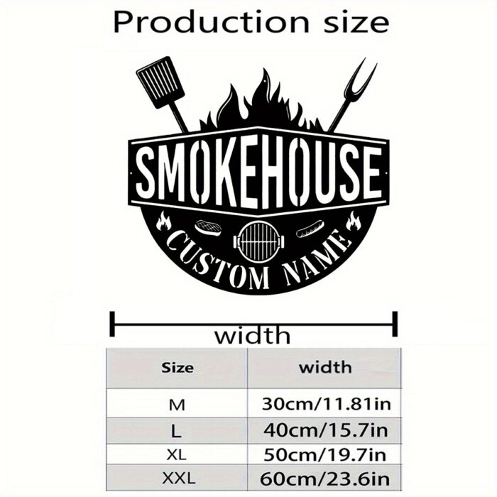 Customizable BBQ Smokehouse Sign - Image 3
