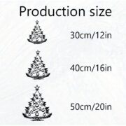 Christmas Tree Metal Wall Art - Image 4
