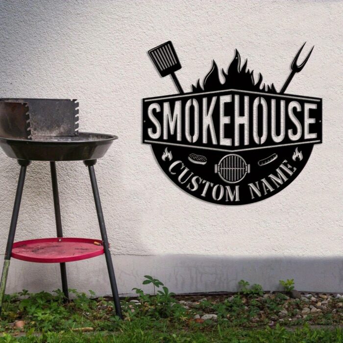 Customizable BBQ Smokehouse Sign - Image 2
