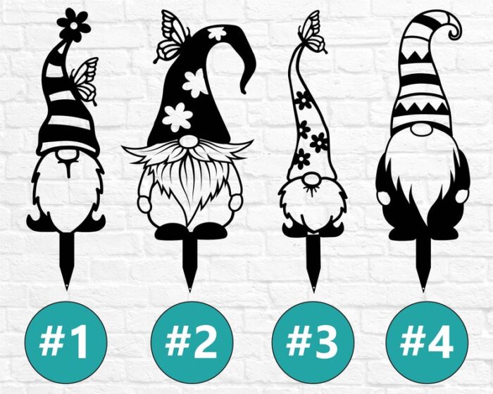 Garden Gnome Stakes for outside Yard - Image 3