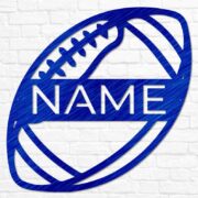 Personalized USA Football Metal Wall Art - Image 5