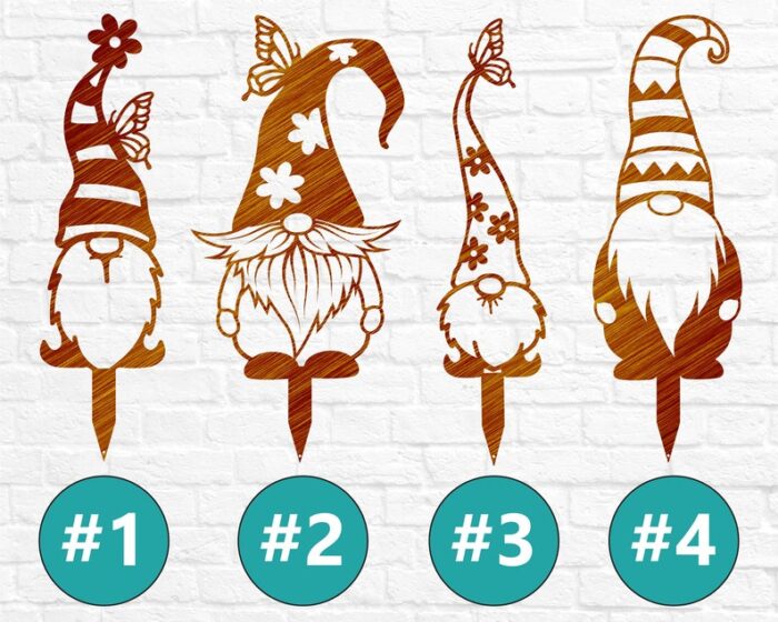 Garden Gnome Stakes for outside Yard - Image 7