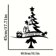 Christmas Tree Metal Wall Art Home Decoration - Image 5