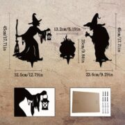 Black metal sign set for hallowen outdoor decor,Yard decoration - Image 5