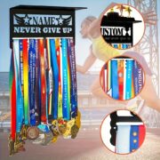 Custom Metal Hook Inspiration Medal Holder - Image 5