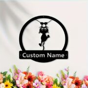 Custom cat wall art, metal wall sign black cat decor for cat owners - Image 4