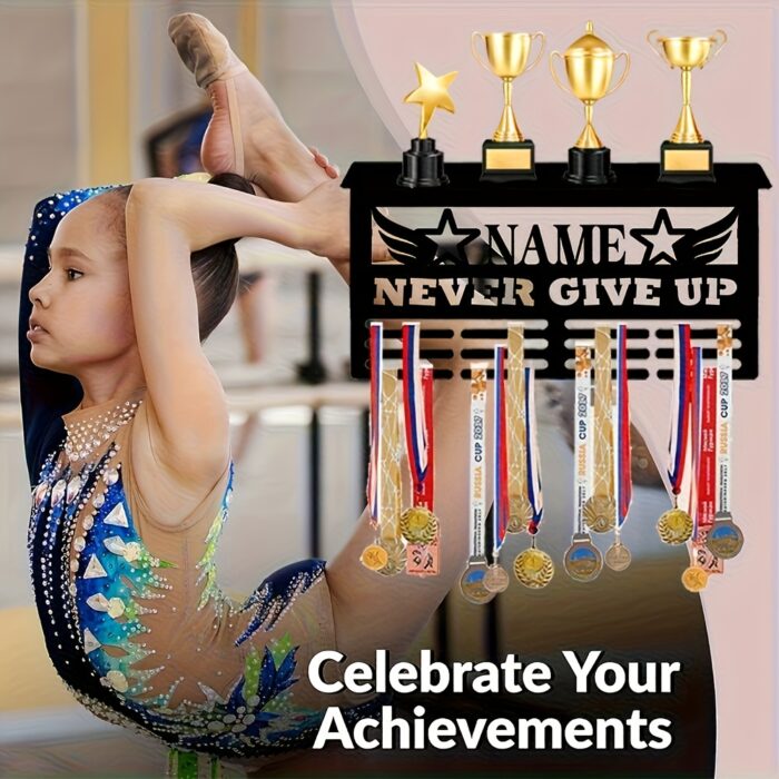 Custom Metal Hook Inspiration Medal Holder - Image 6