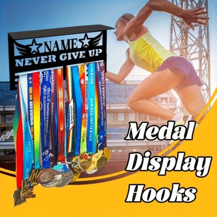Custom Metal Hook Inspiration Medal Holder