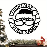 Custom Christmas Santa Claus Design Matel Wall Art Wall Decor - Image 5