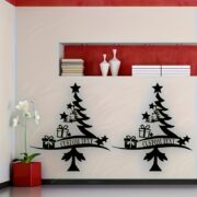 Christmas Tree Metal Wall Art Home Decoration - Image 3