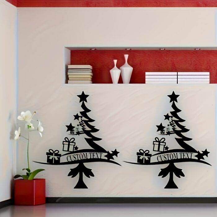 Christmas Tree Metal Wall Art Home Decoration - Image 3