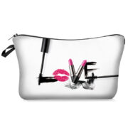 Custom Small Waterproof Polyester Cosmetic Bag Fashion Zipper Makeup Pouch for Travel & Daily Use