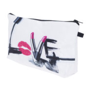 Custom Small Waterproof Polyester Cosmetic Bag Fashion Zipper Makeup Pouch for Travel & Daily Use - Image 5