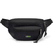 Wholesale Custom Waterproof Polyester Fanny Pack Sport Waist Bag with Logo Travel Chest Sling Bag Outdoor Unisex