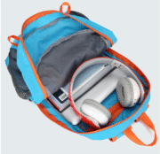 Wholesale Lightweight Polyester Daypack Custom Logo Waterproof Foldable Shopping Backpack Bag Polyester - Image 3