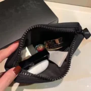 Wholesale Portable Eco Black Neoprene Pouch Makeup Cosmetic Bag With Custom Logo - Image 5