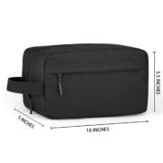 Men's Travel for Toiletry Bag with Custom Logo-Hanging Handle Waterproof Zipper Closure Fashionable Style Cosmetic Bags - Image 5