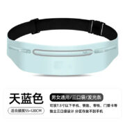 Comfortable and skin friendly ultrathin Sports Running waist pack with three pockets and five colors - Image 4